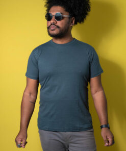 Camiseta Básica Azul Petróleo