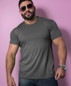 Camiseta Básica Chumbo