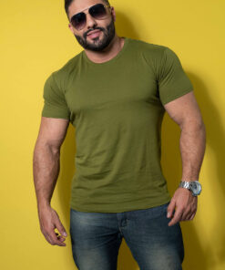 Camiseta Básica Verde Militar