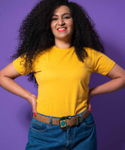 Baby Look Amarelo Ouro
