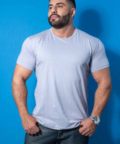 Camiseta Básica Prata
